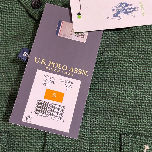 US Polo Association Long Sleeve Shirt size small - Picture 3 of 4